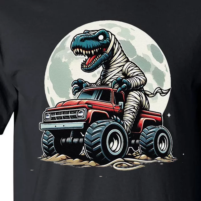 Monster Truck Dinosaur Trex Scary Dinosaur Scary Mummy Trex Tall T-Shirt