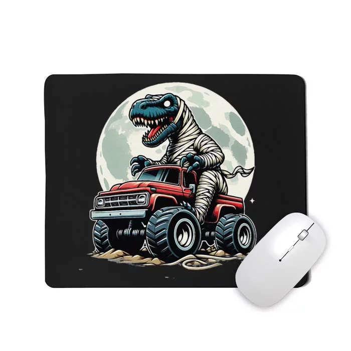 Monster Truck Dinosaur Trex Scary Dinosaur Scary Mummy Trex Mousepad