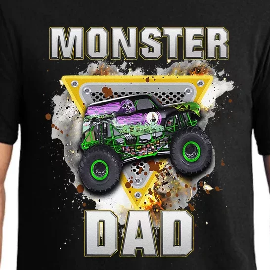 Monster Truck Dad Monster Truck Are My Jam Truck Lovers Pajama Set