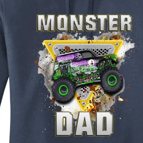 Monster Truck Dad Monster Truck Are My Jam Truck Lovers Women's Pullover Hoodie