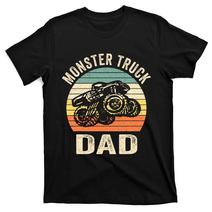 Monster Truck Dad Retro Vintage Monster Truck T-Shirt