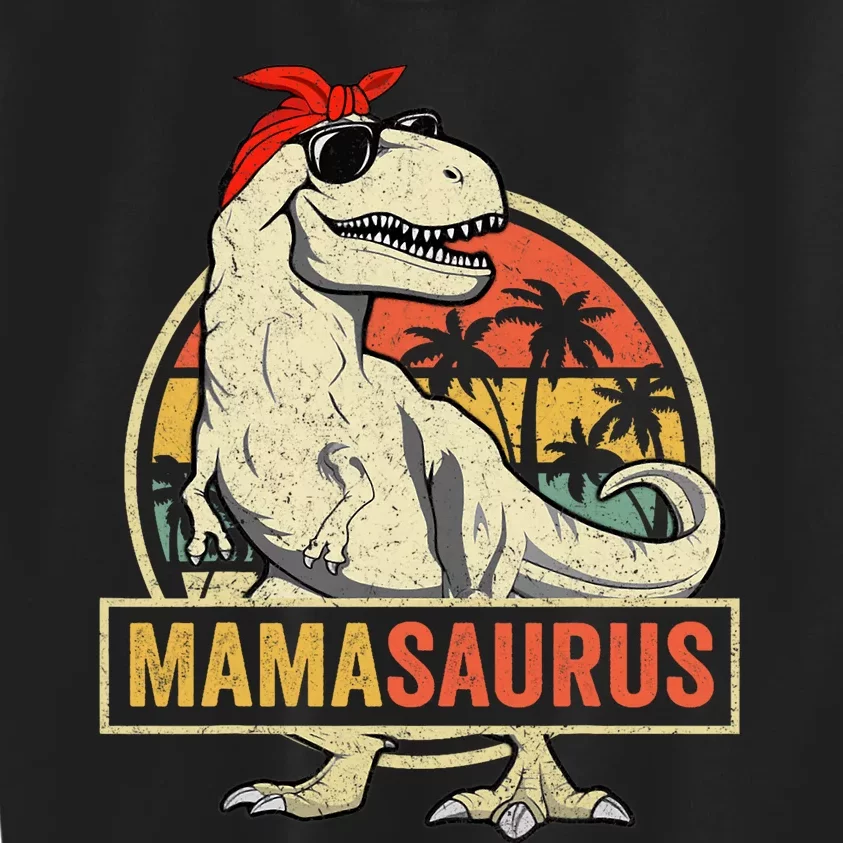 Mamasaurus Trex Dinosaur Funny Mama Saurus Family Matching Kids Sweatshirt