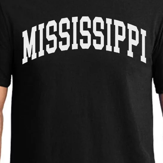 Mississippi Throwback Design Print Classic Pajama Set