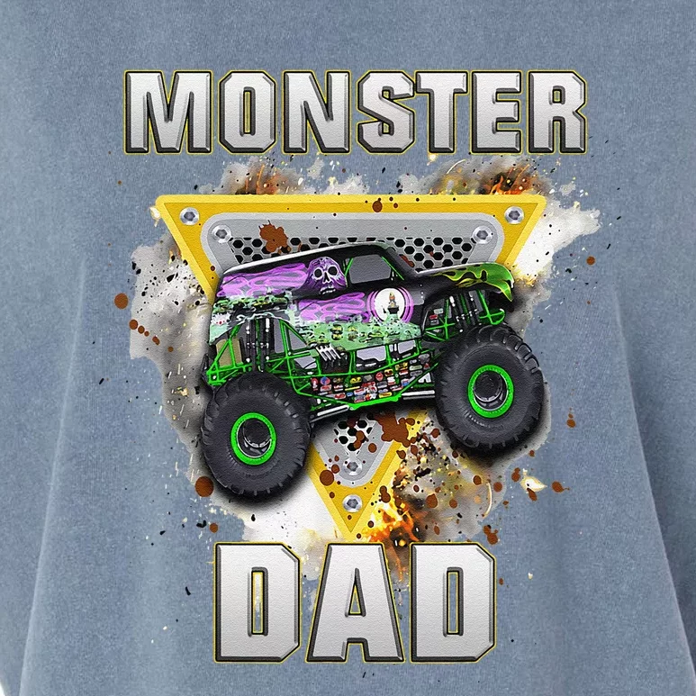 Monster Truck Dad Monster Truck Are My Jam Truck Lovers Garment-Dyed Women's Muscle Tee