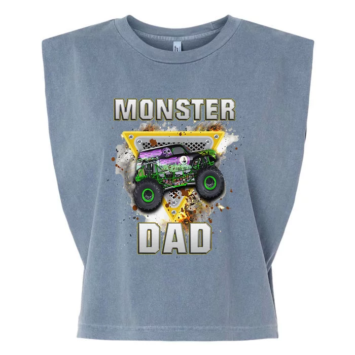 Monster Truck Dad Monster Truck Are My Jam Truck Lovers Garment-Dyed Women's Muscle Tee