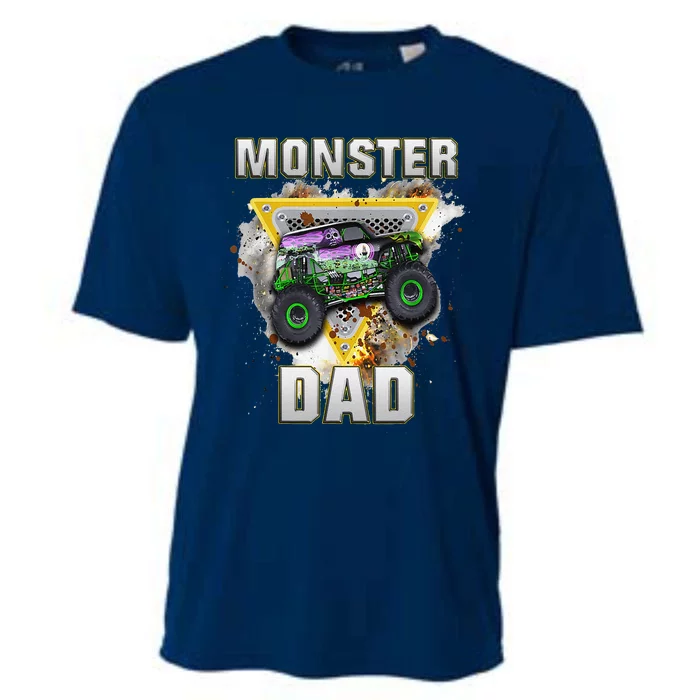 Monster Truck Dad Monster Truck Are My Jam Truck Lovers Cooling Performance Crew T-Shirt