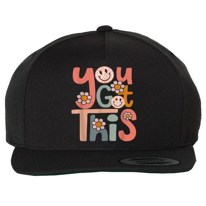 Motivational Testing Day For Teacher You Got This Wool Snapback Cap