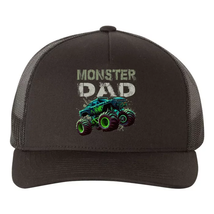 Monster Truck Dad Family Matching Monster Truck Lovers Yupoong Adult 5-Panel Trucker Hat