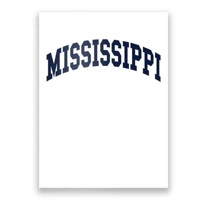 Mississippi Throwback Design Classic Poster