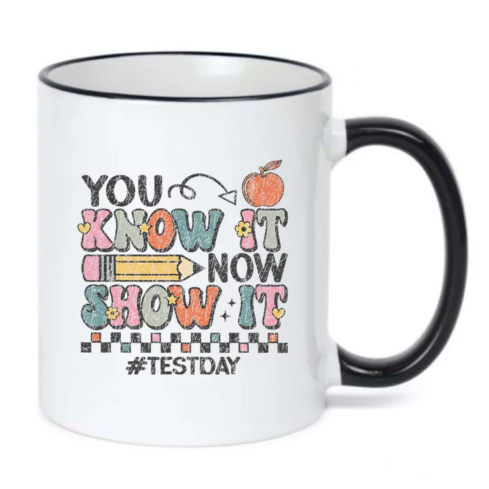 Motivation Test Day Testing Teachers Black Color Changing Mug