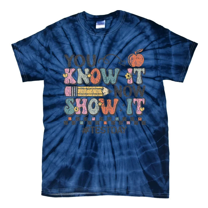 Motivation Test Day Testing Teachers Tie-Dye T-Shirt