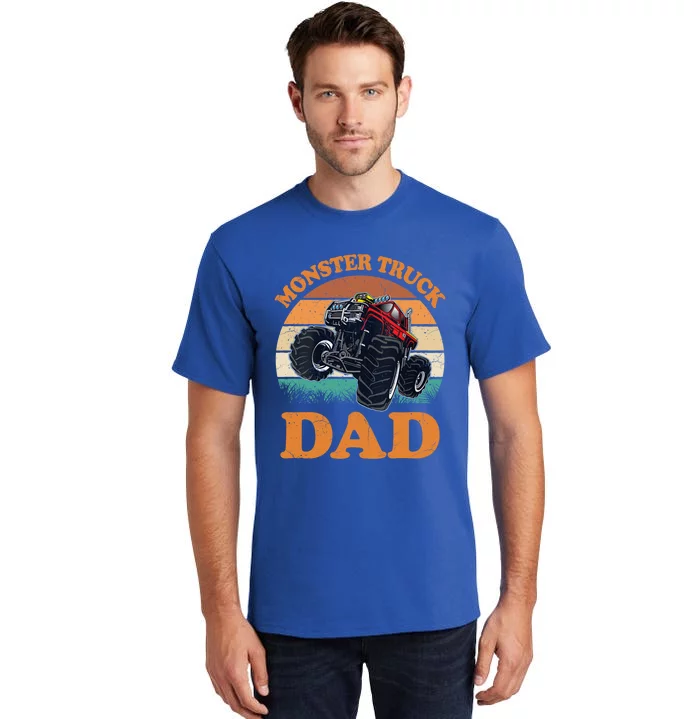 Monster Truck Dad Gift Retro Vintage Monster Truck Gift Tall T-Shirt