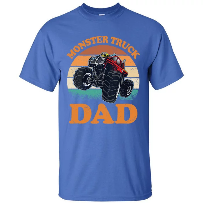 Monster Truck Dad Gift Retro Vintage Monster Truck Gift Tall T-Shirt