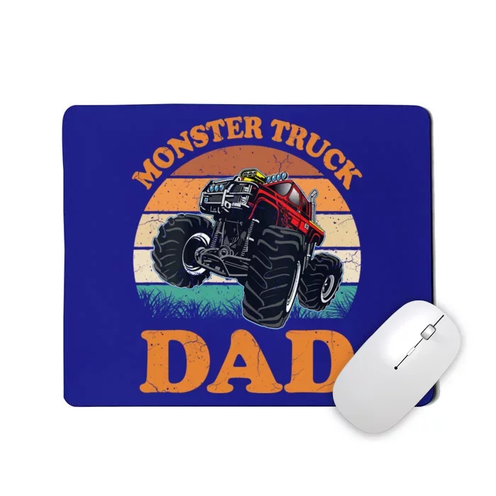 Monster Truck Dad Gift Retro Vintage Monster Truck Gift Mousepad