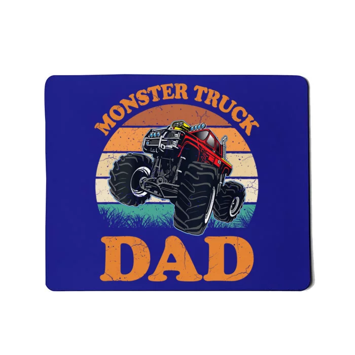 Monster Truck Dad Gift Retro Vintage Monster Truck Gift Mousepad