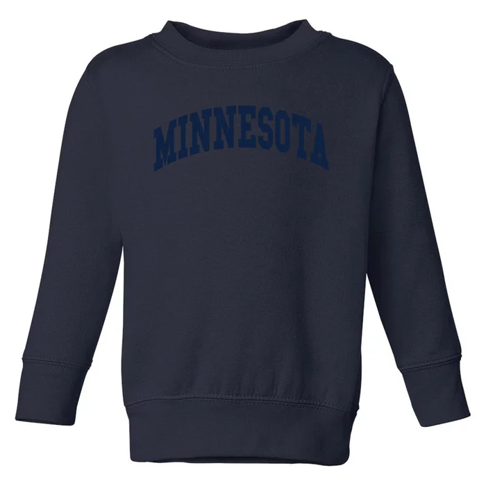 Minnesota Throwback Design Classic Toddler Sweatshirt