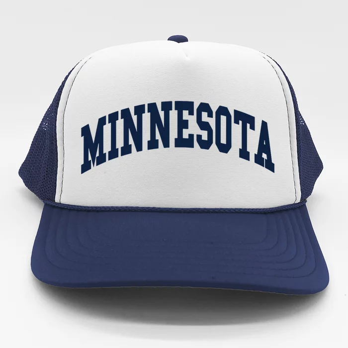 Minnesota Throwback Design Classic Trucker Hat