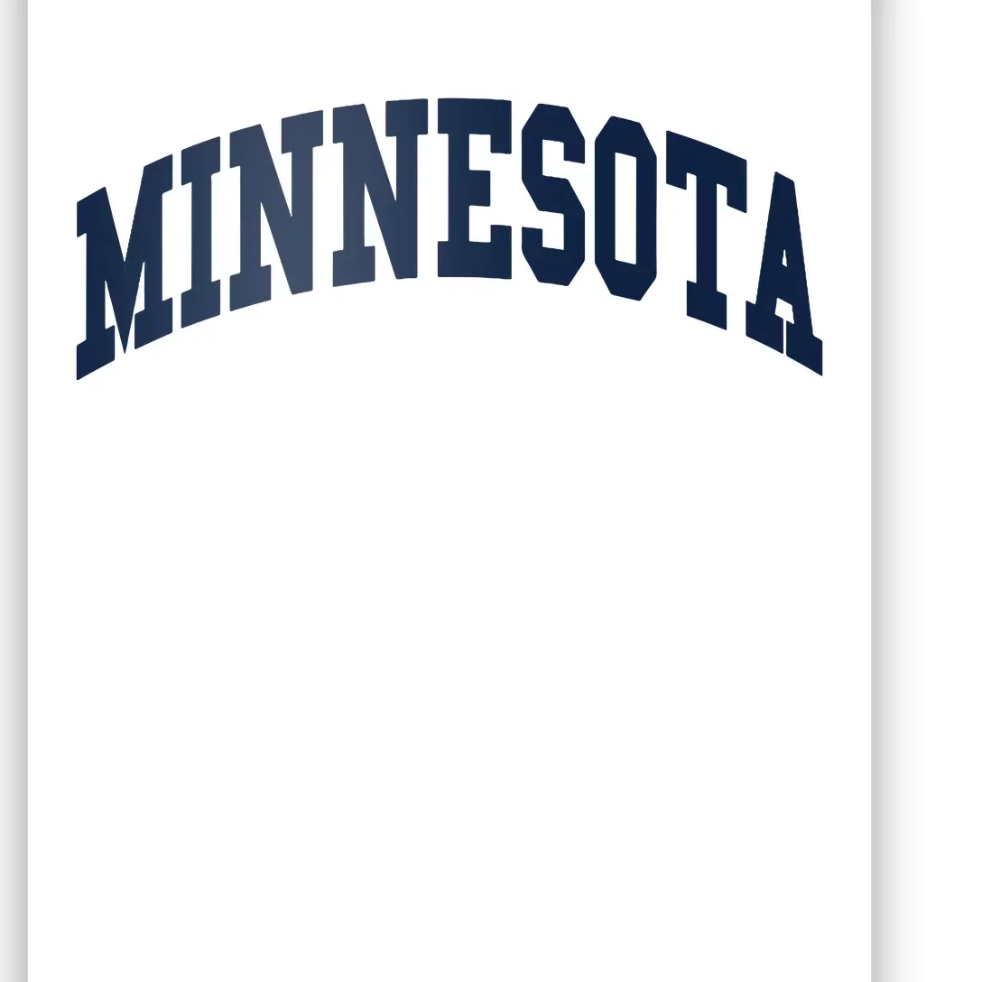 Minnesota Throwback Design Classic Poster