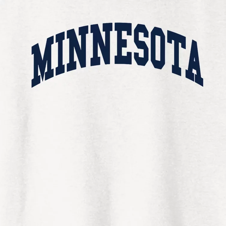 Minnesota Throwback Design Classic Women's Crop Top Tee