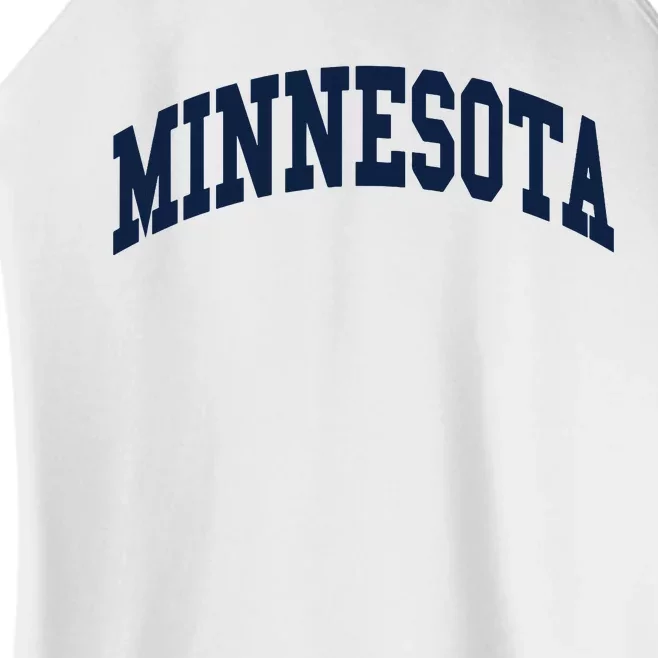 Minnesota Throwback Design Classic Women’s Perfect Tri Rocker Tank