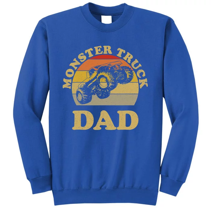 Monster Truck Dad Gift Retro Vintage Monster Truck Meaningful Gift Sweatshirt