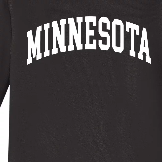 Minnesota Throwback Design Classic Baby Long Sleeve Bodysuit