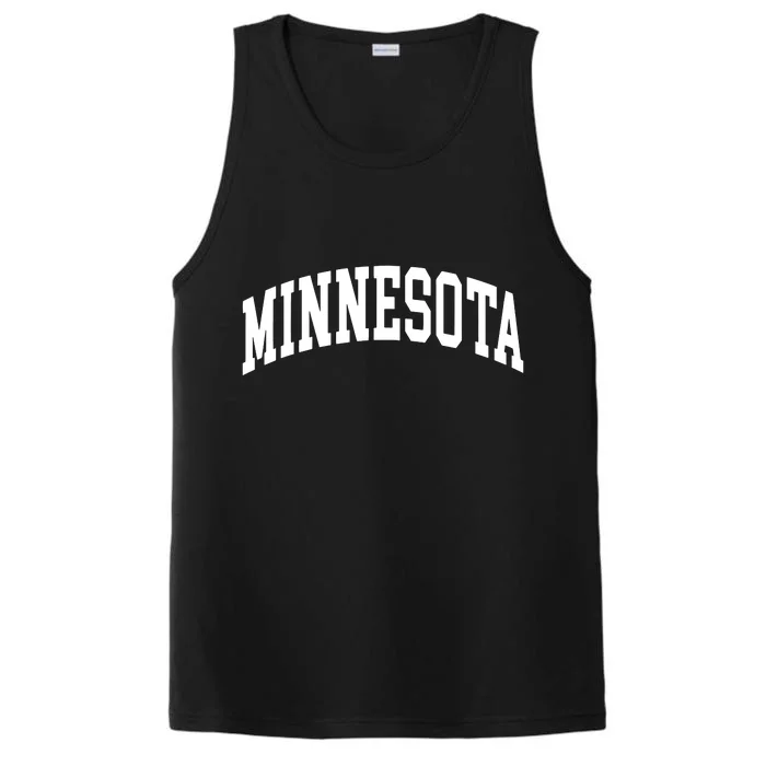 Minnesota Throwback Design Classic Performance Tank