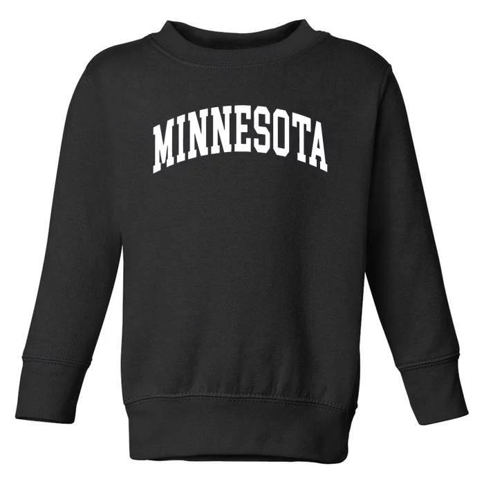 Minnesota Throwback Design Classic Toddler Sweatshirt