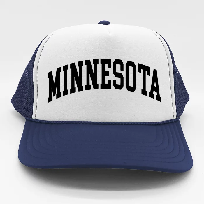 Minnesota Throwback Design Classic Trucker Hat