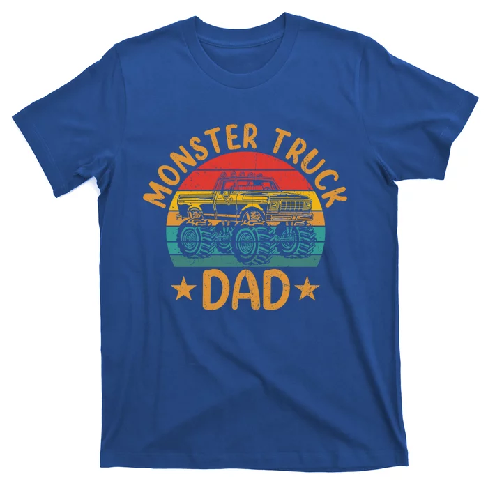 Monster Truck Dad Gift Retro Vintage Monster Truck Great Gift T-Shirt