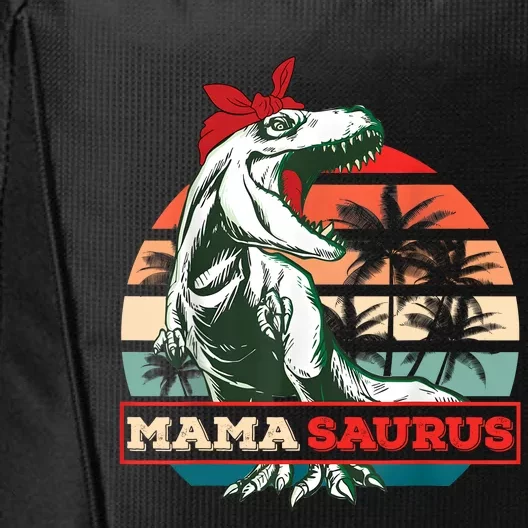 MAMASAURUS TRex Dinosaur MAMA SAURUS Family Mother's Day City Backpack