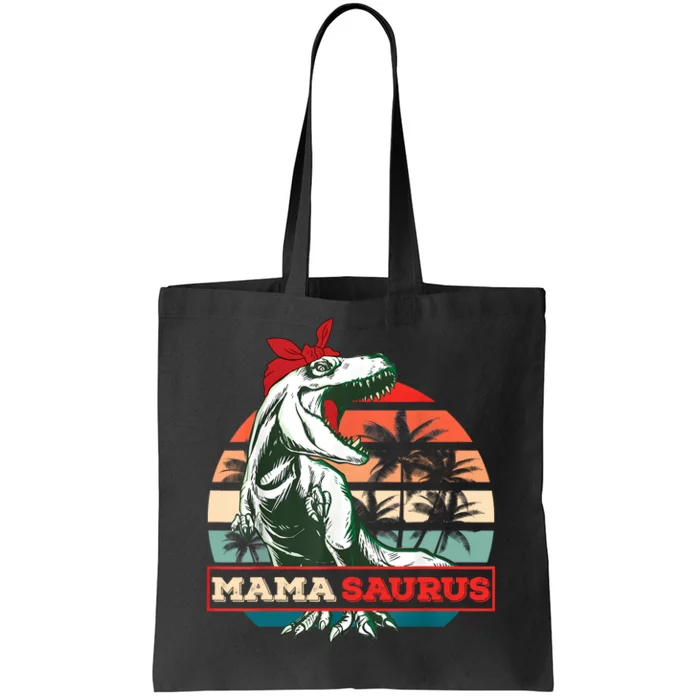 MAMASAURUS TRex Dinosaur MAMA SAURUS Family Mother's Day Tote Bag