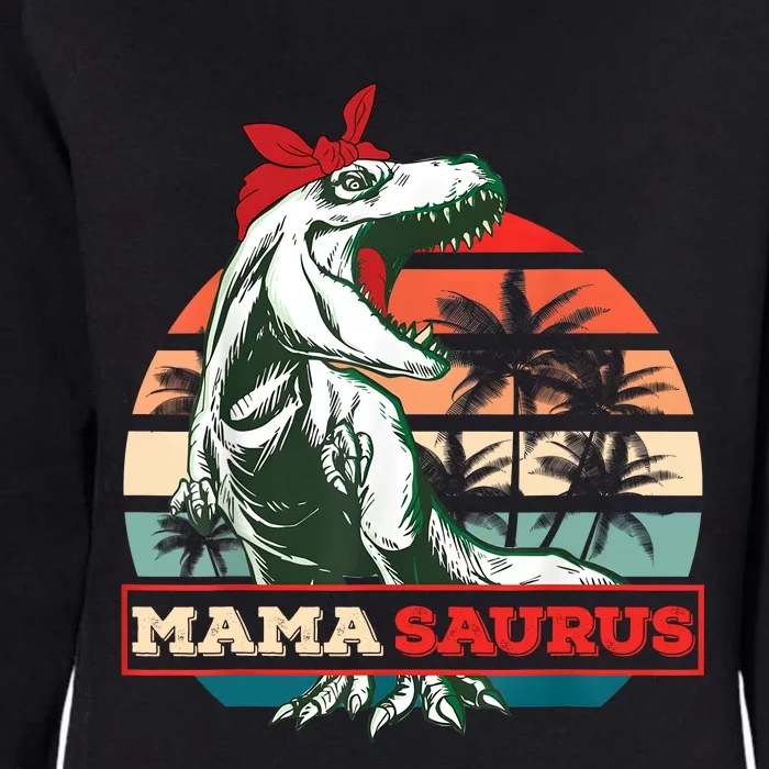 MAMASAURUS TRex Dinosaur MAMA SAURUS Family Mother's Day Womens California Wash Sweatshirt