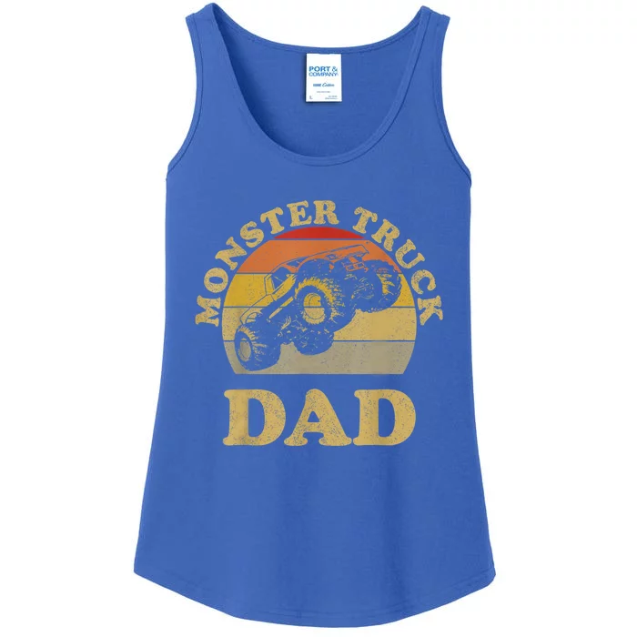 Monster Truck Dad Shirt Retro Vintage Monster Truck Shirt Ladies Essential Tank