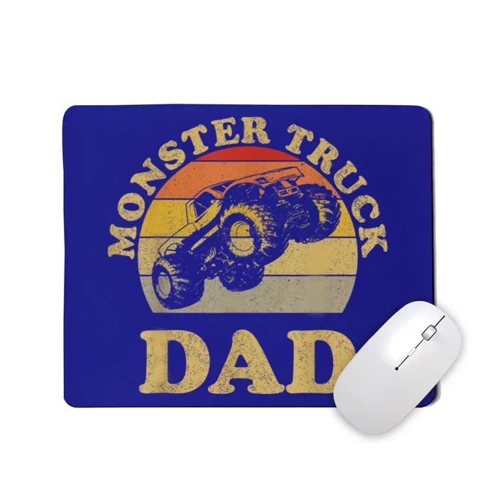 Monster Truck Dad Shirt Retro Vintage Monster Truck Shirt Mousepad