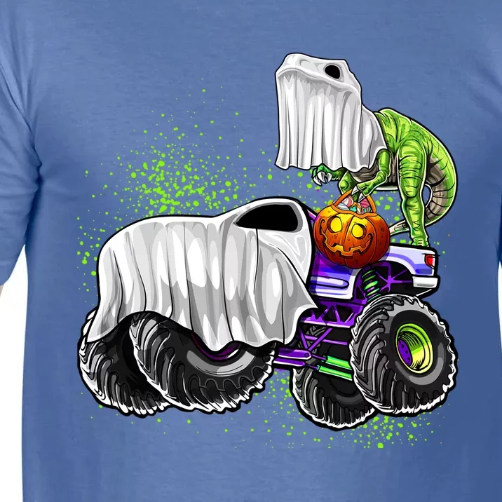 Monster Truck Dinosaur Ghost Halloween TrickOrTreat Funny Gift Comfort Colors T-Shirt