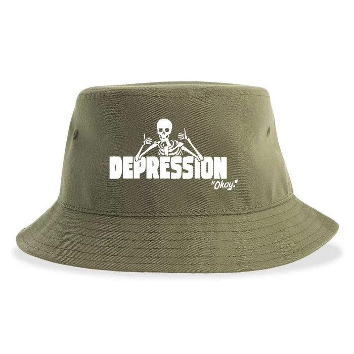 Moonbased The Depression Okay Sustainable Bucket Hat