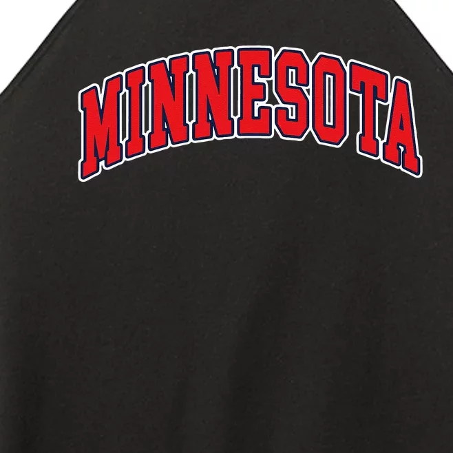 Minnesota Throwback Design MN Classic Women’s Perfect Tri Rocker Tank