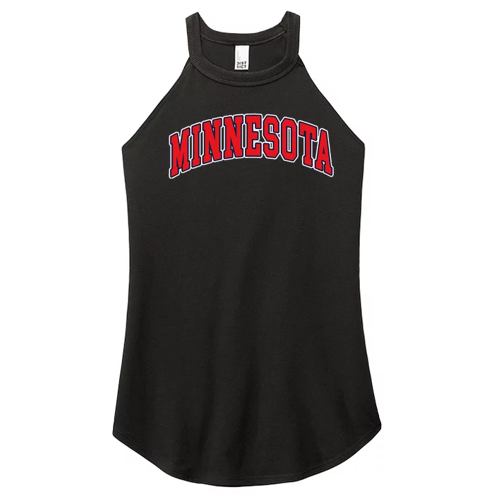 Minnesota Throwback Design MN Classic Women’s Perfect Tri Rocker Tank