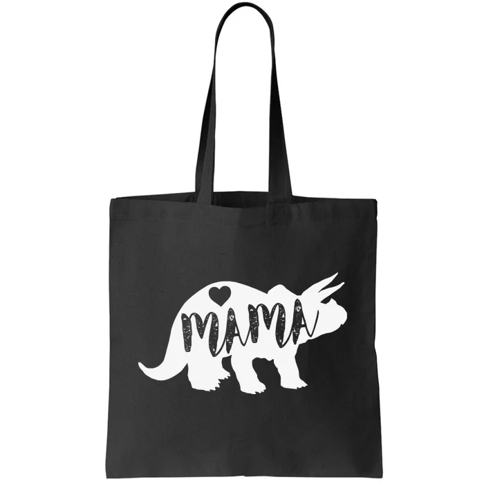 Mama Triceratops Dinosaur Funny Gift For Mother Day Tote Bag