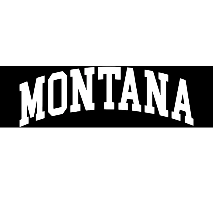 Montana Throwback Design Classic Bumper Sticker