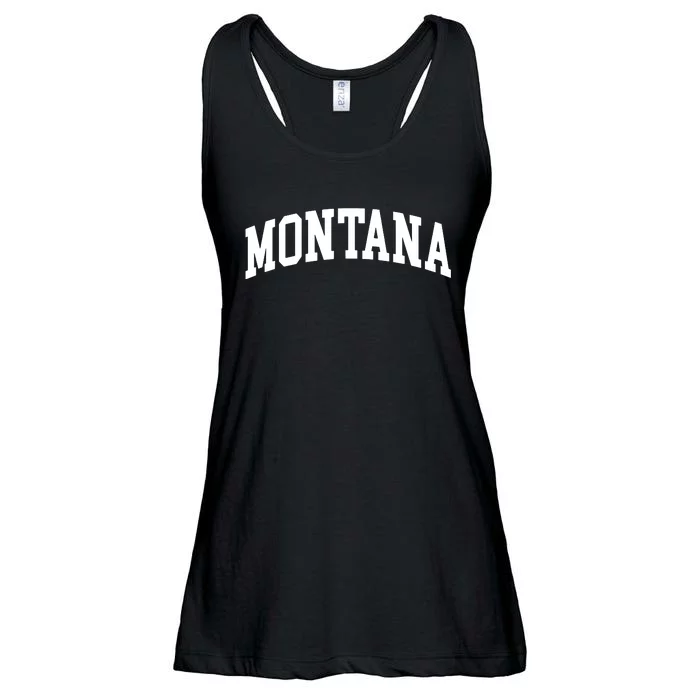 Montana Throwback Design Classic Ladies Essential Flowy Tank