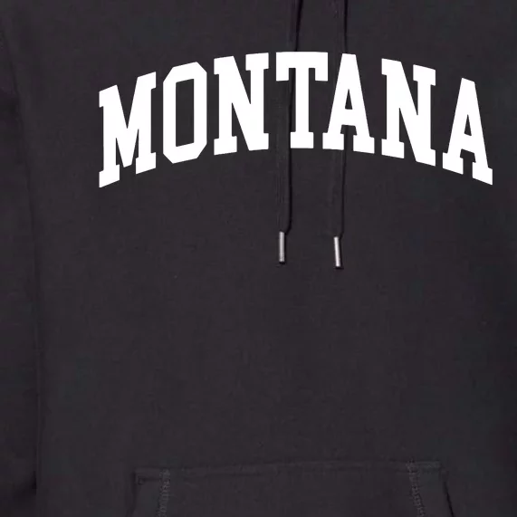 Montana Throwback Design Classic Premium Hoodie