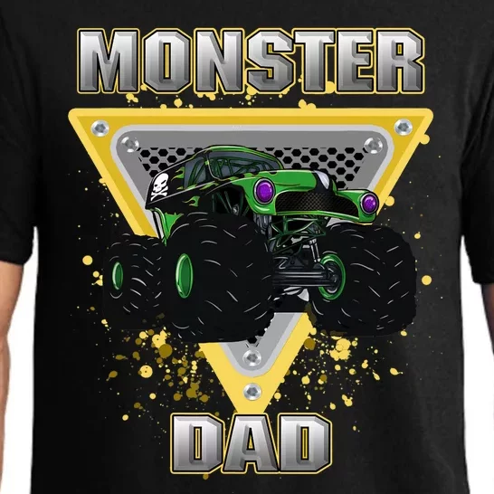 Monster Truck Dad Pajama Set