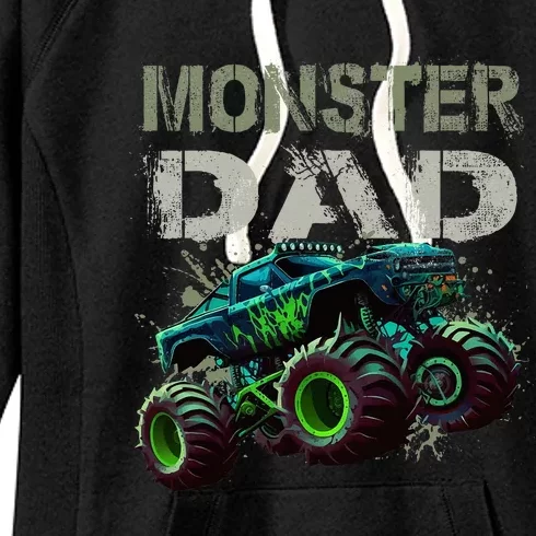 Monster Truck Dad Family Matching Women's Fleece Hoodie