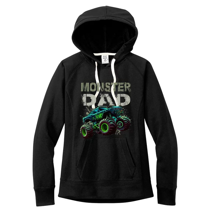 Monster Truck Dad Family Matching Women's Fleece Hoodie