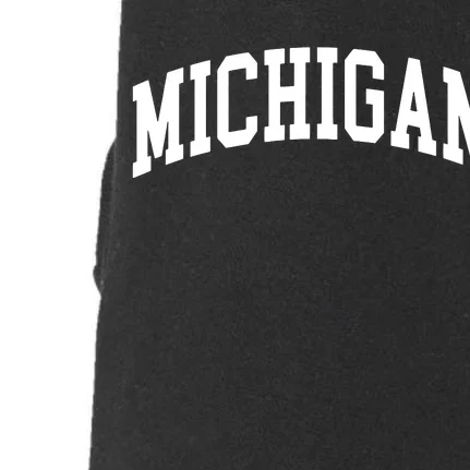 Michigan Throwback Design Classic Doggie 3-End Fleece Hoodie