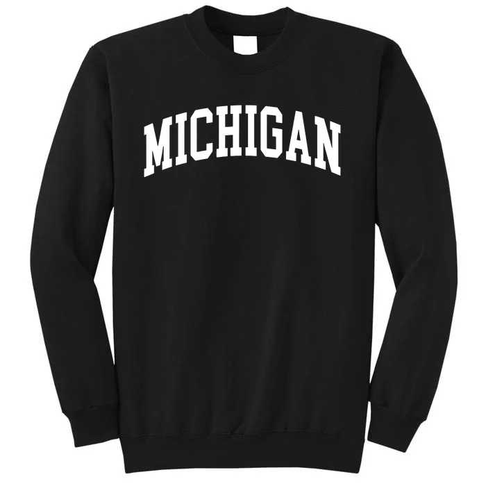 Michigan Throwback Design Classic Tall Sweatshirt