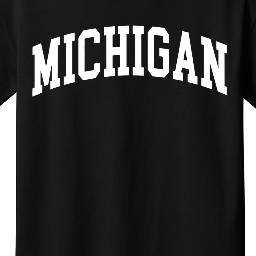 Michigan Throwback Design Classic Kids T-Shirt