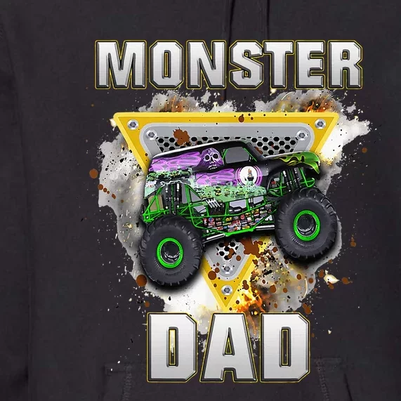 Monster Truck Dad Monster Truck Are My Jam Truck Lovers Premium Hoodie